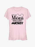 Cartoon Mickey Mouse Mom Loves Mickey Girls Shirt T Shirt Cozy Fit