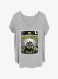 Disney The Haunted Mansion Haunted Horror Mansion Girls T-Shirt Plus Size