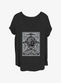 Disney The Haunted Mansion Welcome Foolish Mortals Poster Girls T-Shirt Plus Size