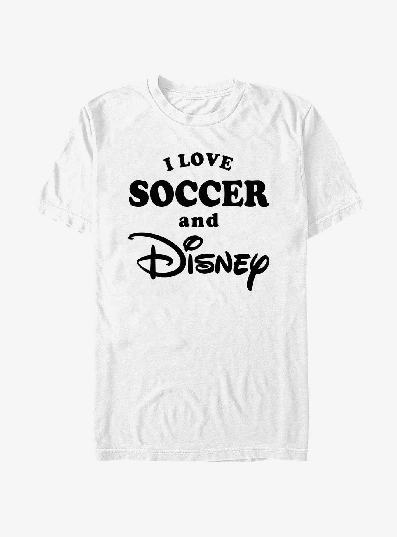 Cartoon I Love Soccer And Cartoon Shirt T Shirt Clean Design
