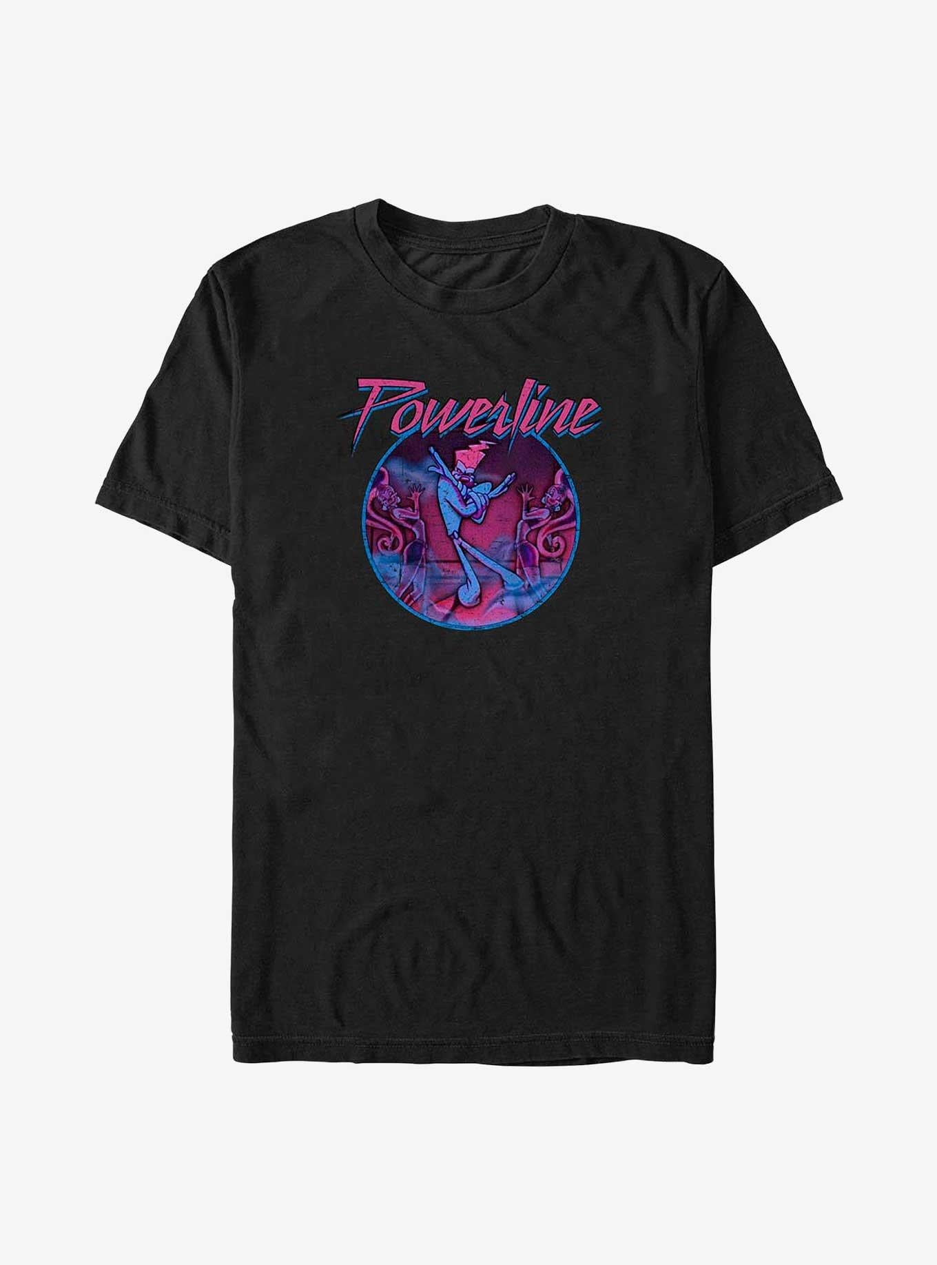 Disney Goofy Powerline Badge Big Tall T-Shirt | Graphic T-Shirt for Unisex