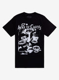 Alice In Chains Eyes Boyfriend Fit Girls T-Shirt | Premium Unisex T-Shirt, Trending Graphic Tee