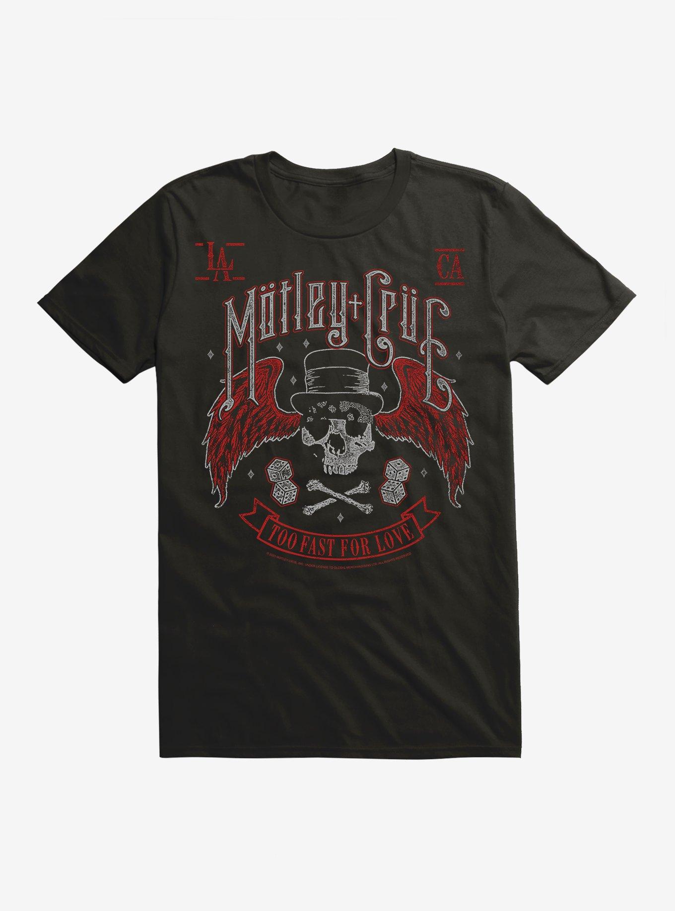 Motley Crue Too Fast For Love Shirt T Shirt Premium Quality
