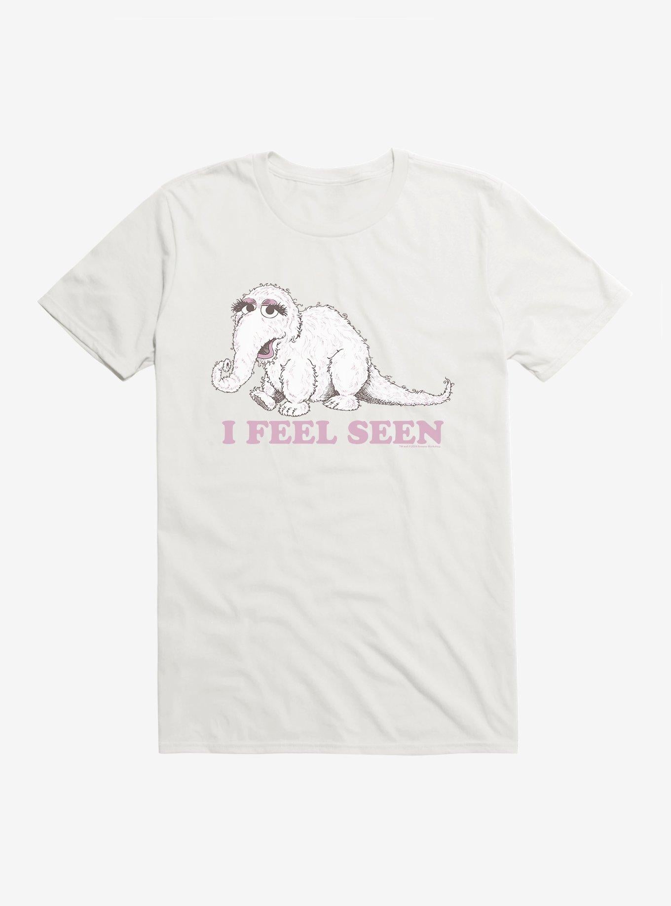Sesame Street Mr Snuffleupagus I Feel Seen T-Shirt | Premium Unisex T-Shirt, Trending Graphic Tee