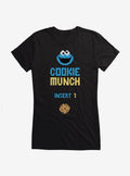 Sesame Street Cookie Monster Munch Girls T-Shirt | Premium Unisex T-Shirt, Trending Graphic Tee