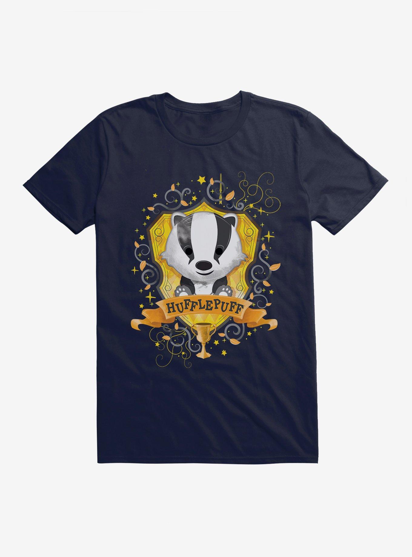 Harry Potter Hufflepuff Graphic Gold Cup T-Shirt | Graphic T-Shirt for Unisex