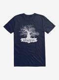 Harry Potter Always Tree Extra Soft Navy Blue T-Shirt | Premium Unisex T-Shirt, Trending Graphic Tee