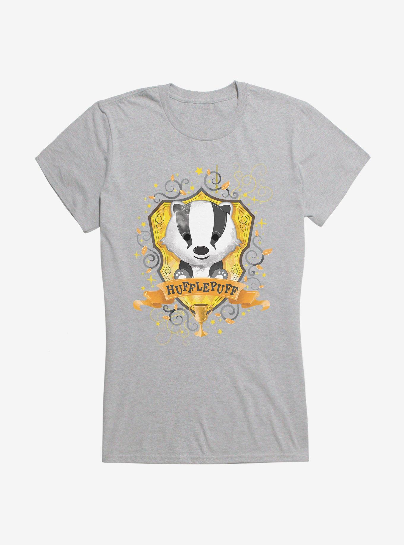 Harry Potter Hufflepuff Graphic Gold Cup Girls T-Shirt | Graphic T-Shirt for Unisex