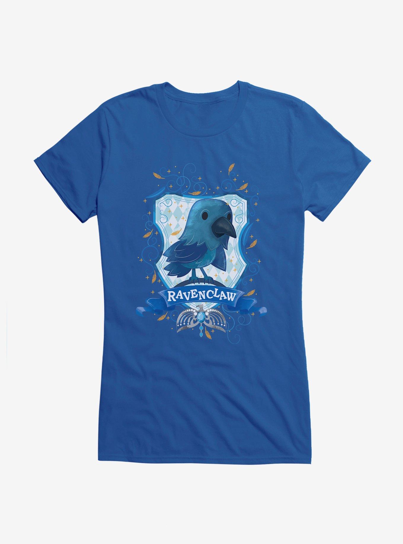 Harry Potter Ravenclaw Graphic Checkerboard Girls T-Shirt | Graphic T-Shirt for Unisex