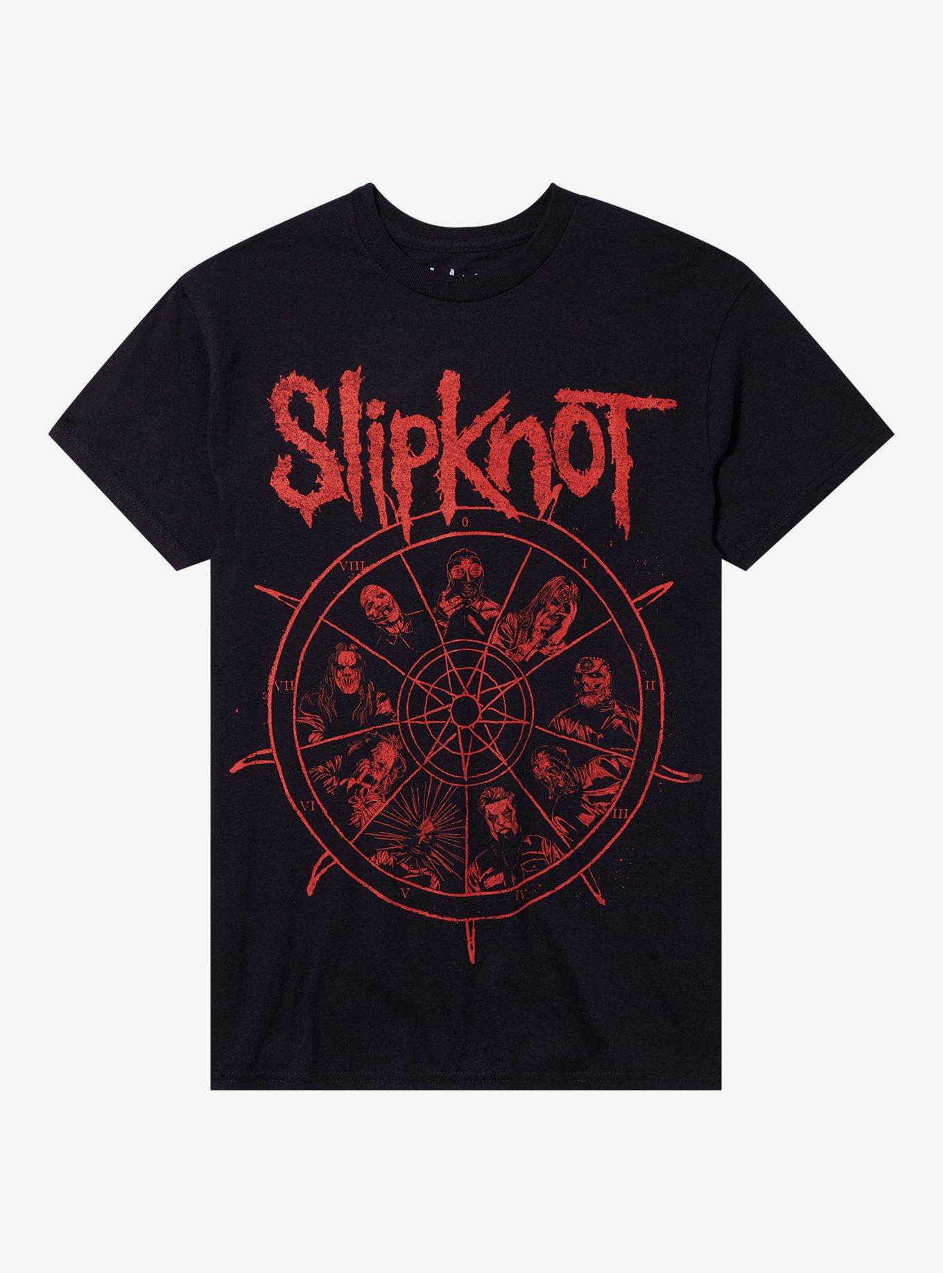 Slipknot Nonagram Members Two-Sided T-Shirt | Premium Unisex T-Shirt, Trending Graphic Tee