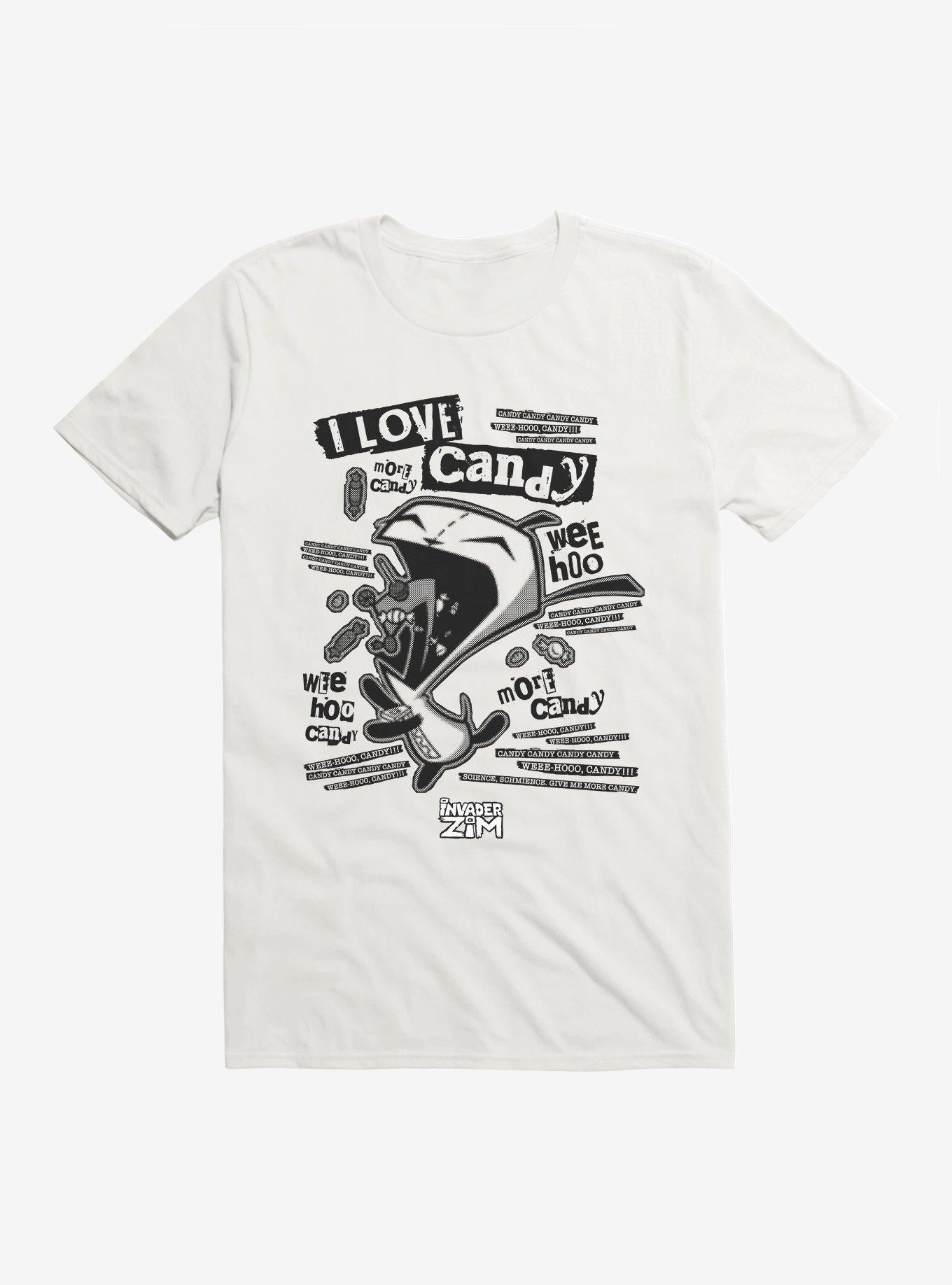 Invader Zim I Love Candy Gir Shirt T Shirt Gift Ready