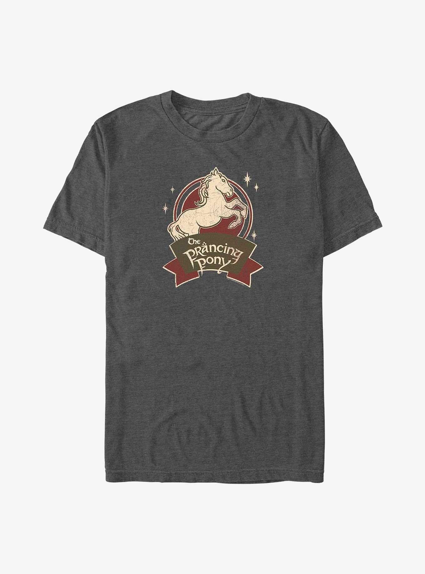 The Lord of the Rings Prancing Pony Big Tall T-Shirt | Graphic T-Shirt for Unisex