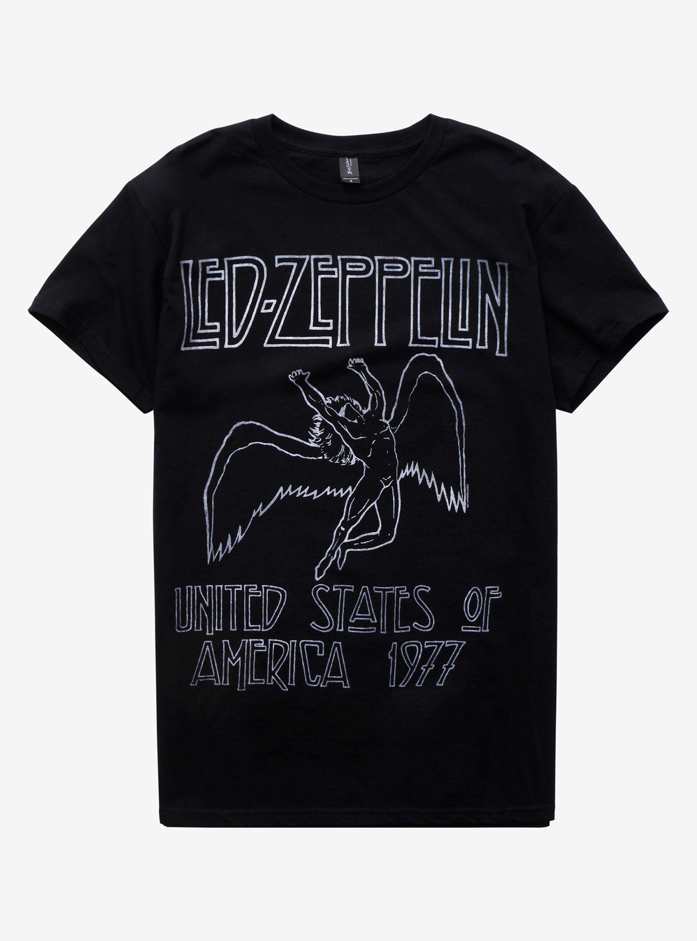 Led Zeppelin 1977 T-Shirt | Premium Unisex T-Shirt, Trending Graphic Tee