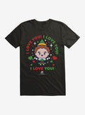 Elf I Love You I Love You I Love You Shirt T Shirt Minimal Style