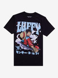 One Piece Luffy Samurai Sword Puff Print T-Shirt | Premium Unisex T-Shirt, Trending Graphic Tee
