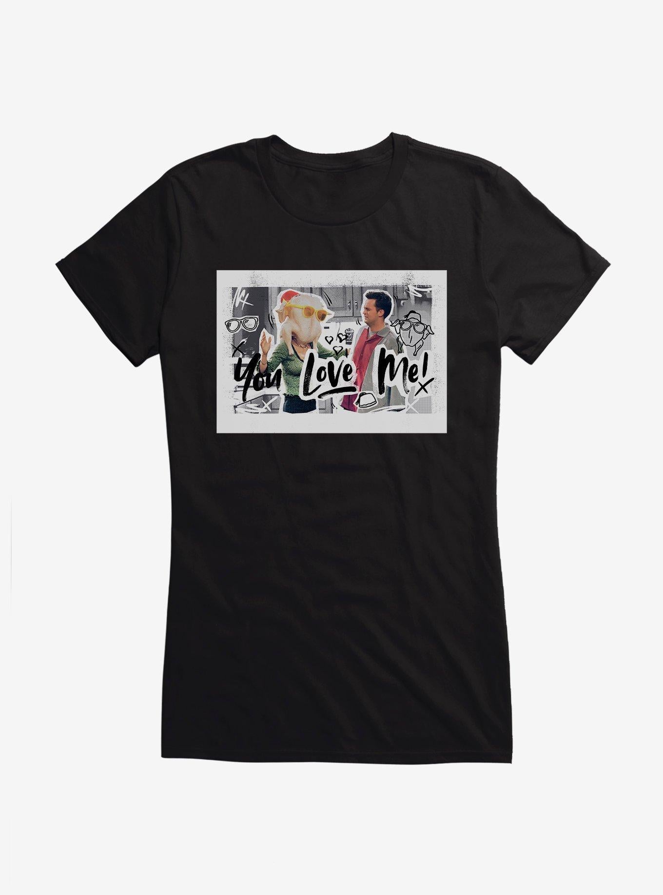 Friends Chandler Monica Turkey Love Girls Shirt T Shirt Cozy Fit
