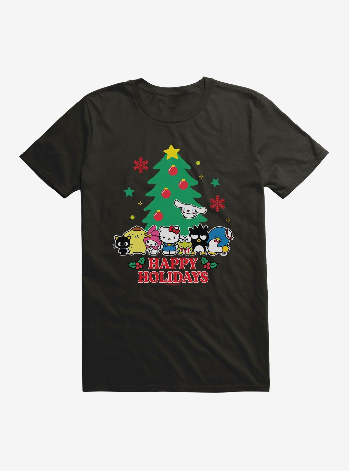 Hello Kitty And Friends Happy Holidays T-Shirt | Premium Unisex T-Shirt, Trending Graphic Tee