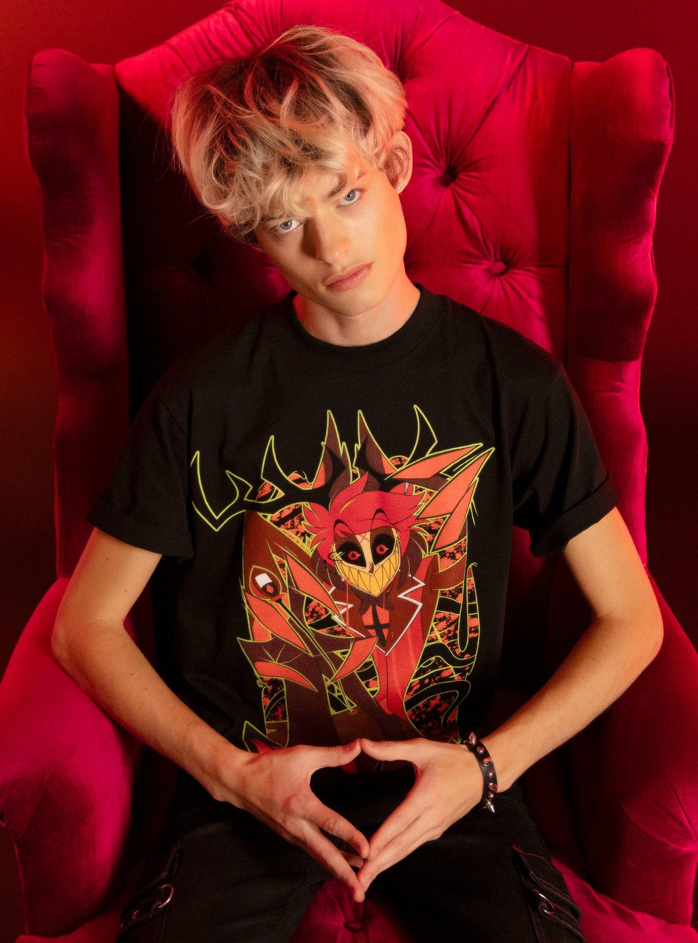 Hazbin Hotel Alastor Glow-In-The-Dark T-Shirt | Premium Unisex T-Shirt, Trending Graphic Tee