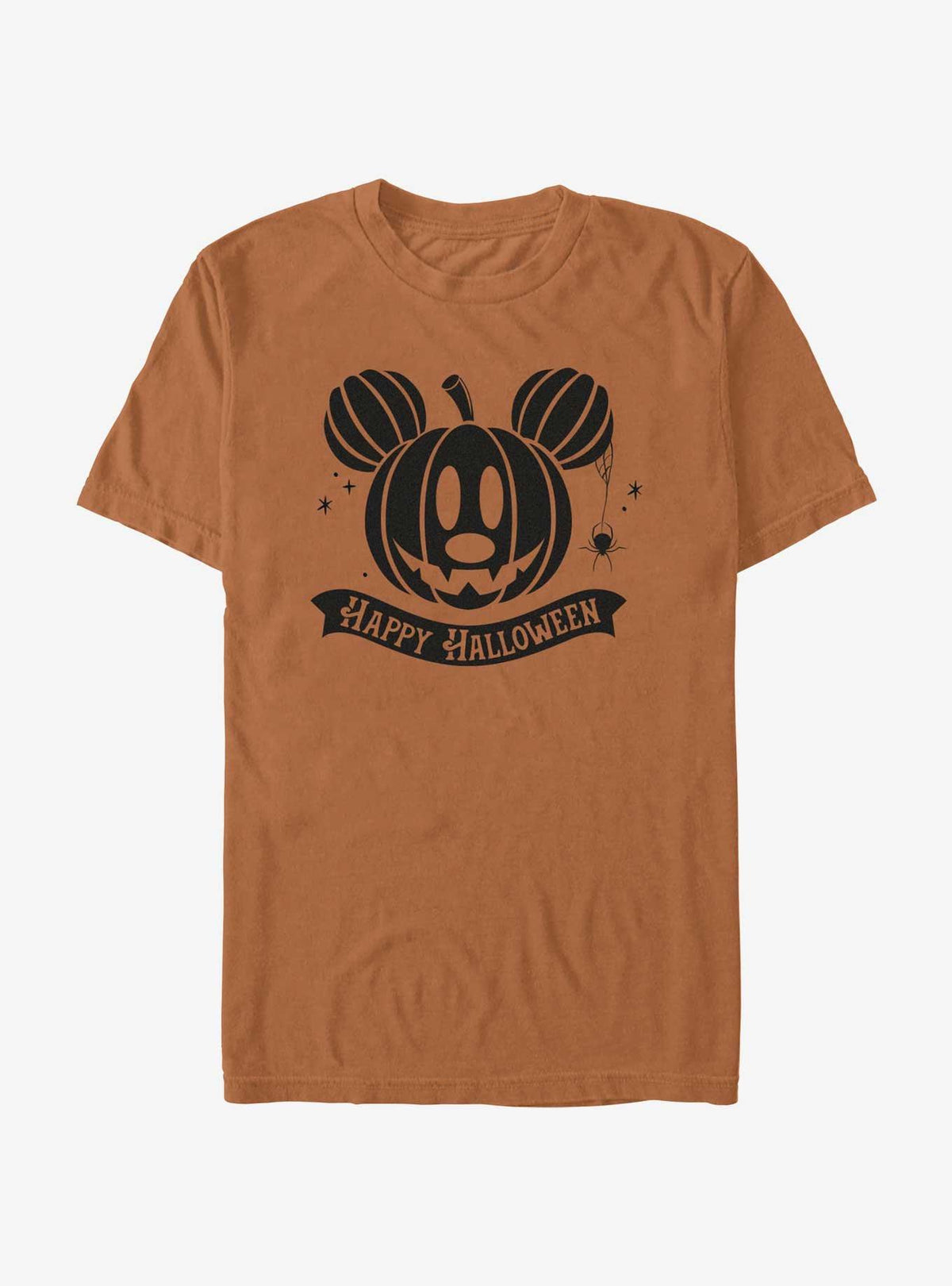 Disney Mickey Mouse Happy Halloween Mickey Pumpkin Garment Dye T-Shirt