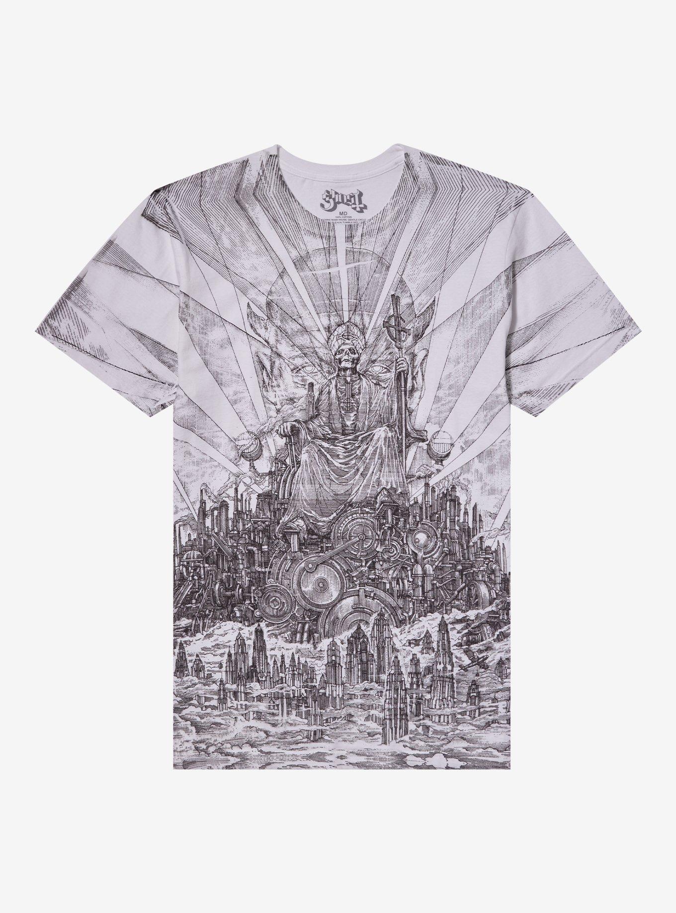 Ghost Papa Emeritus Throne Jumbo Graphic T-Shirt | Premium Unisex T-Shirt, Trending Graphic Tee
