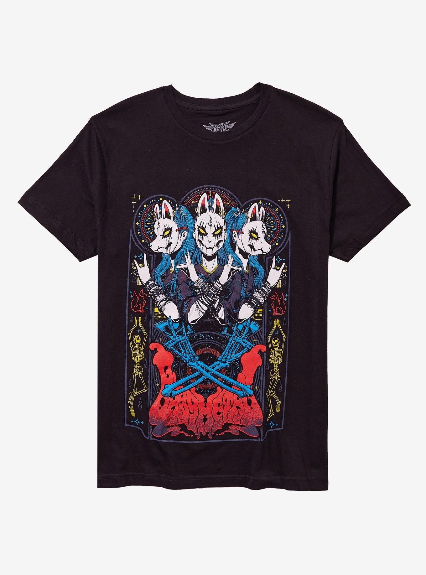 BABYMETAL Fox Mask Devil Horns T-Shirt | Premium Unisex T-Shirt, Trending Graphic Tee