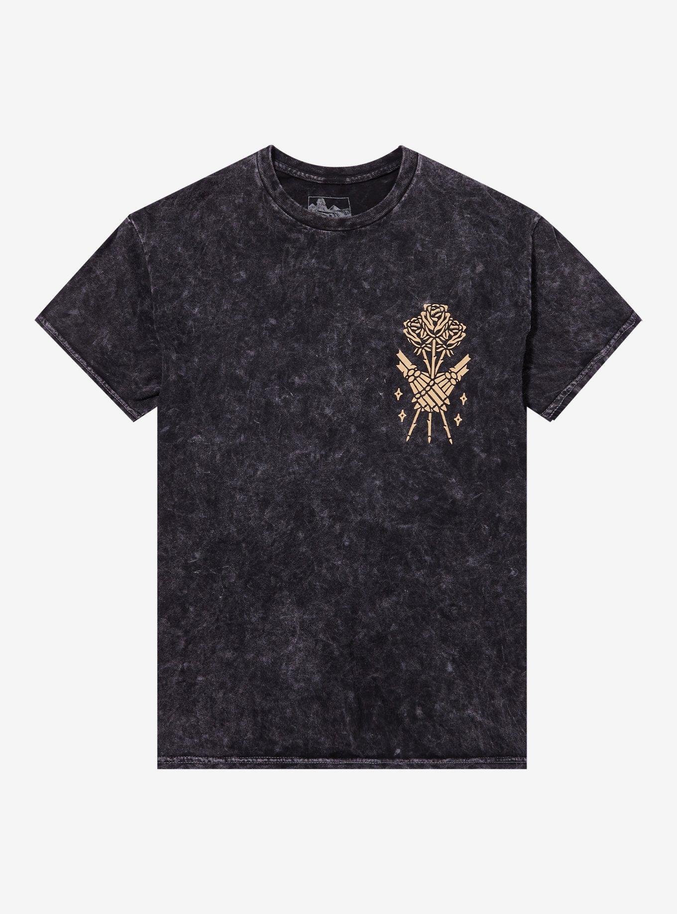 Bad Omens Skeletons Holding Roses Relaxed Fit Girls T-Shirt | Premium Unisex T-Shirt, Trending Graphic Tee