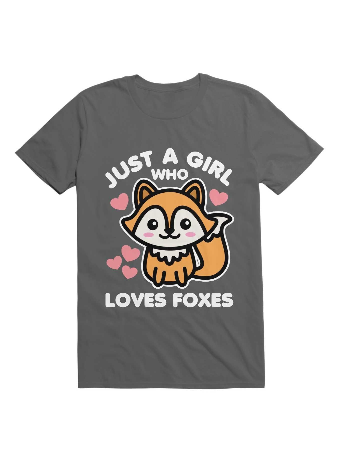 Just A Girl Who Really Loves Foxes Shirt T Shirt Clean Design