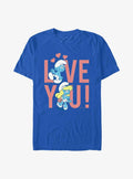 The Smurfs Love You Shirt T Shirt Clean Design