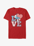 The Smurfs Love Smurf Shirt T Shirt Everyday Wear