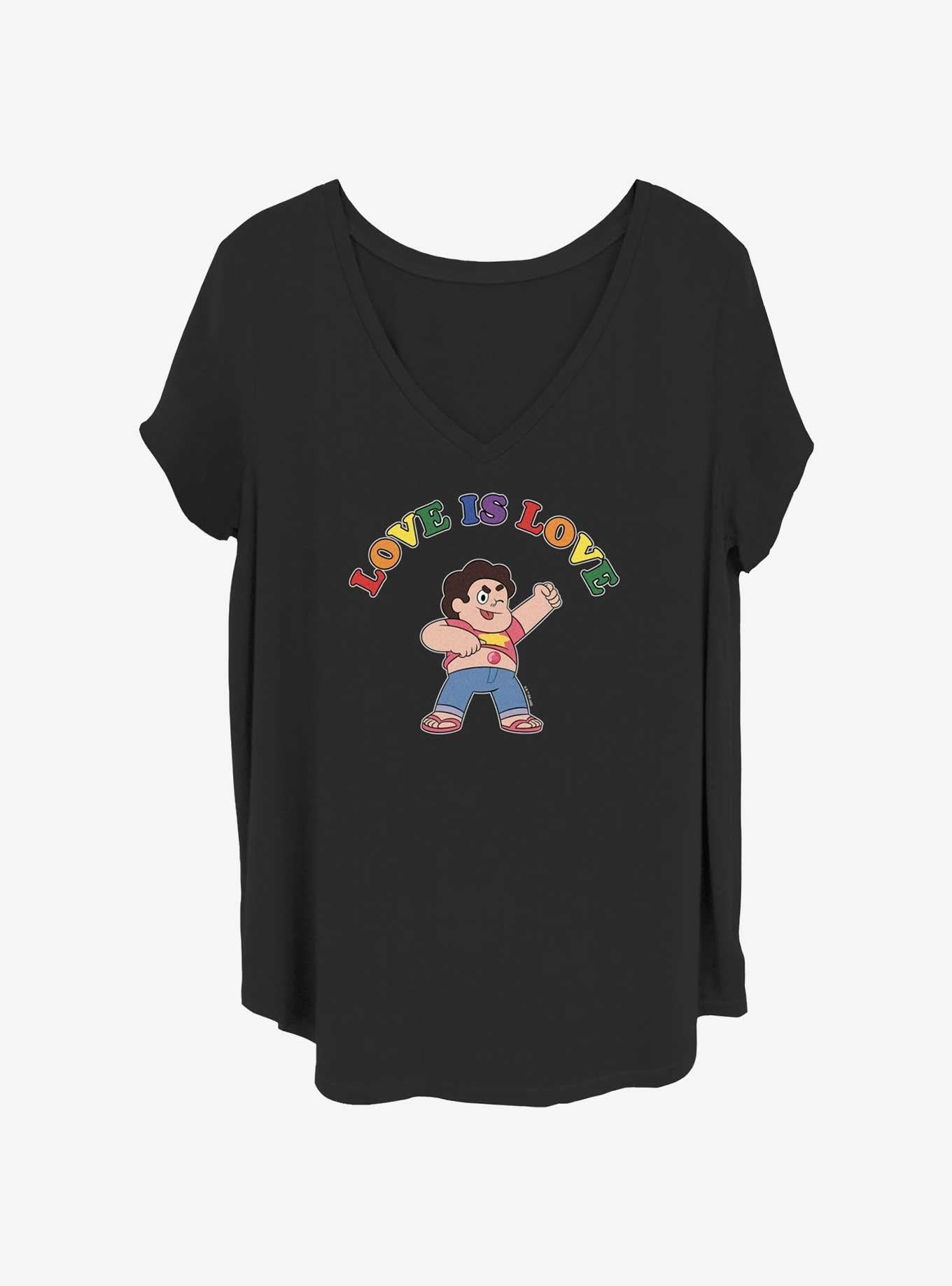 Steven Universe Love Is Love Girls Shirt Plus Size T Shirt Everyday Wear