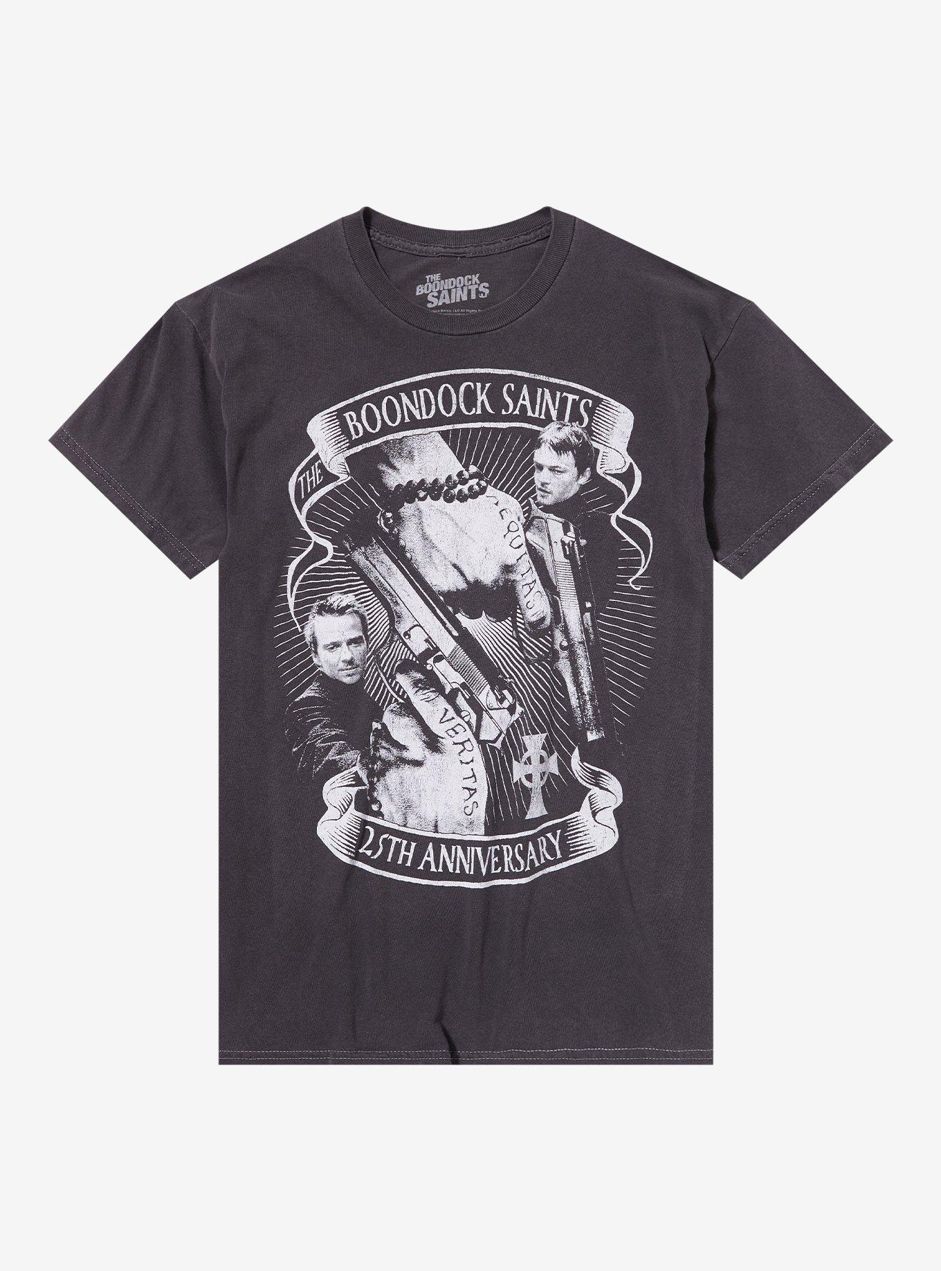 The Boondock Saints 25th Anniversary Wash T-Shirt | Graphic T-Shirt for Unisex