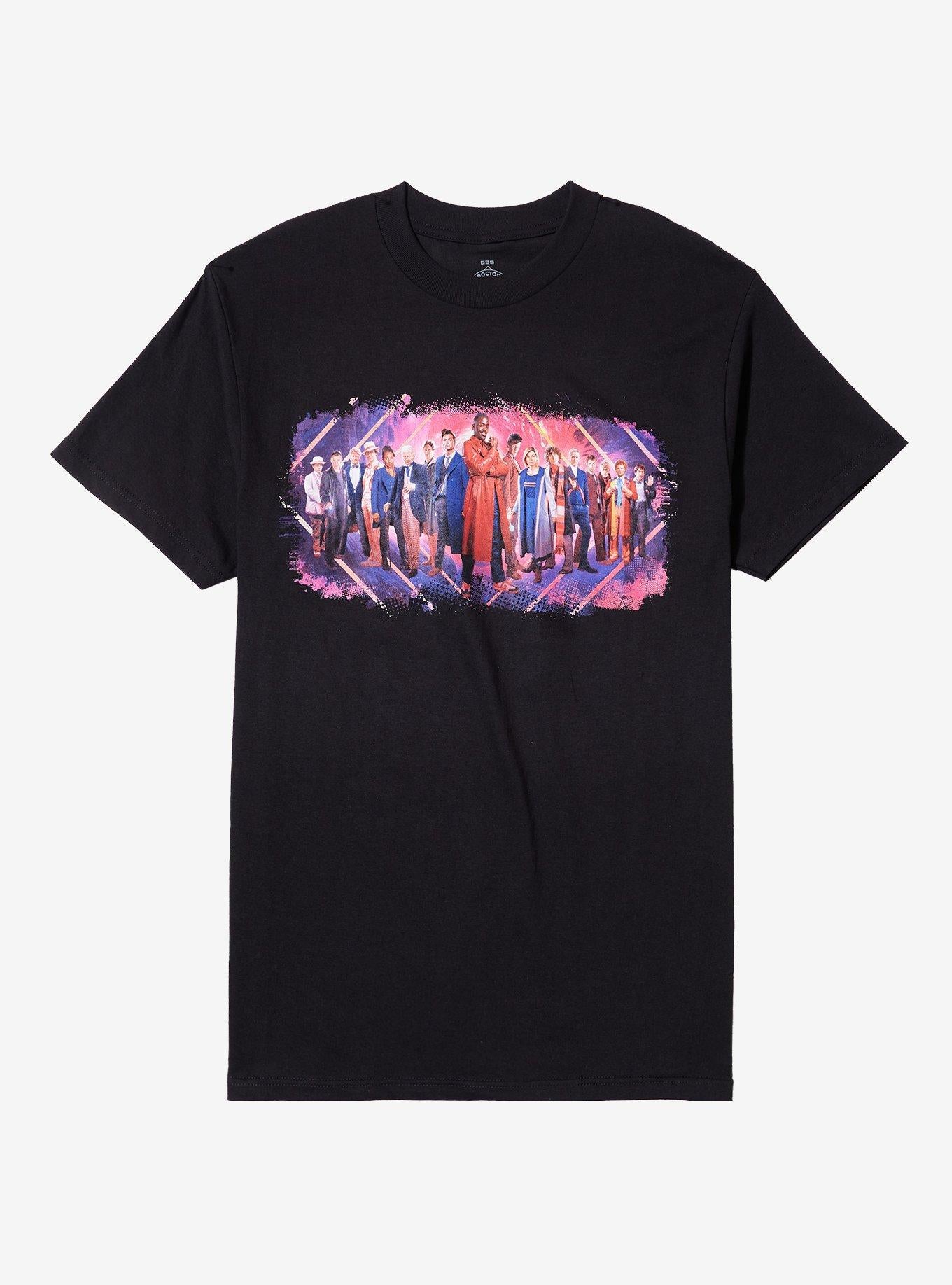 Doctor Who Lineup T-Shirt | Premium Unisex T-Shirt, Trending Graphic Tee