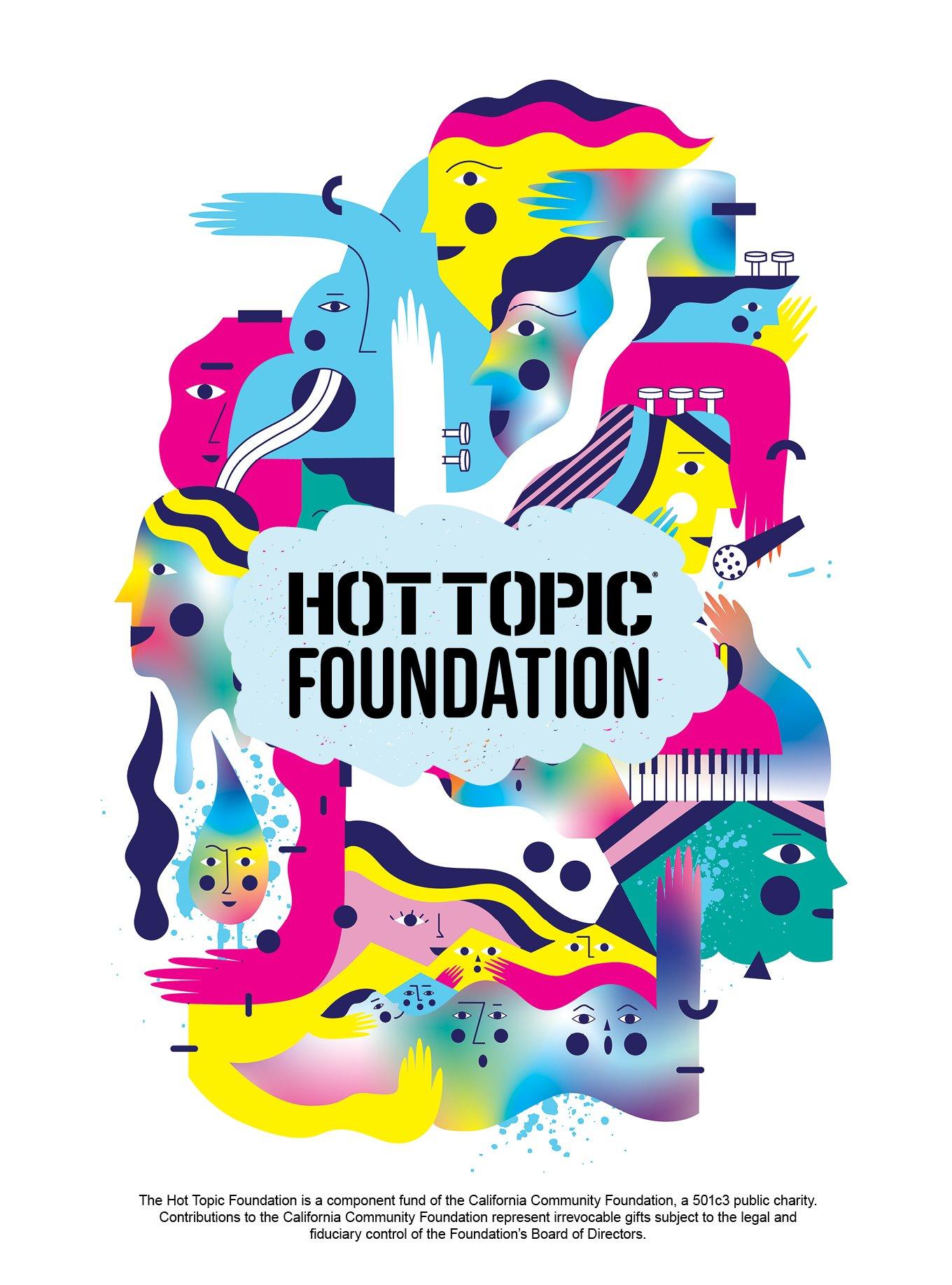Hot Topic Foundation Donation | Trendy Graphic Tee | Casual Unisex T-shirt