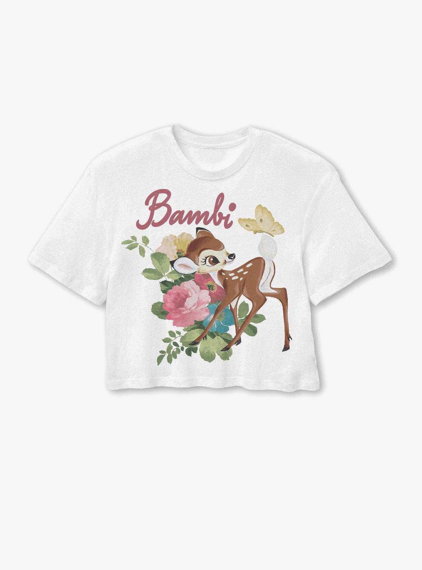 Disney Bambi Butterfly Girls Skimmer T-Shirt | Graphic T-Shirt for Unisex