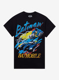 DC Comics Batman Batmobile Boyfriend Fit Girls T-Shirt | Graphic T-Shirt for Unisex