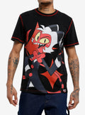 Helluva Boss Moxxie Jumbo Print T-Shirt | Premium Unisex T-Shirt, Trending Graphic Tee