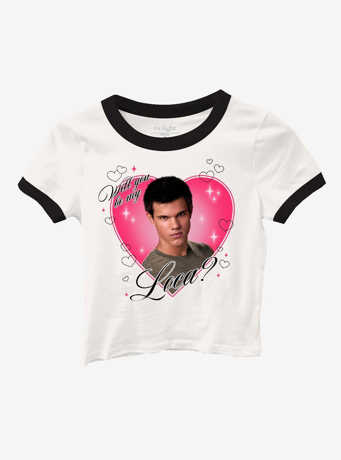 Twilight Will You Be My Loca Girls Baby Ringer T-Shirt | Graphic T-Shirt for Unisex
