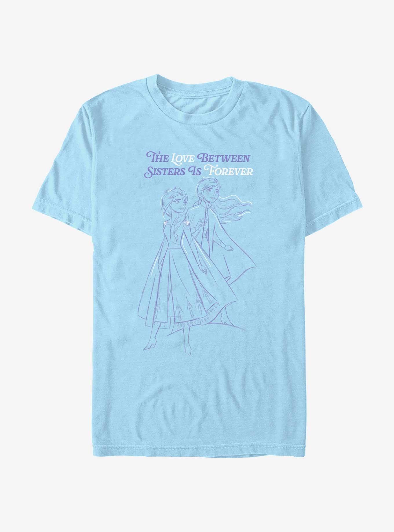 Cartoon Frozen The Love Between Sisters Is Forever Shirt T Shirt Gift Ready