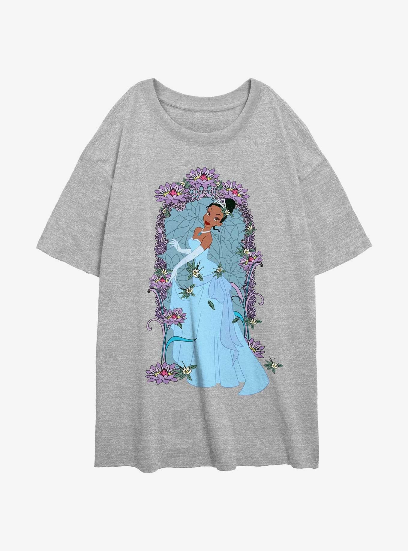 Cartoon The Princess And The Frog Tiana Love Girls Oversized Shirt T Shirt Everyday Wear