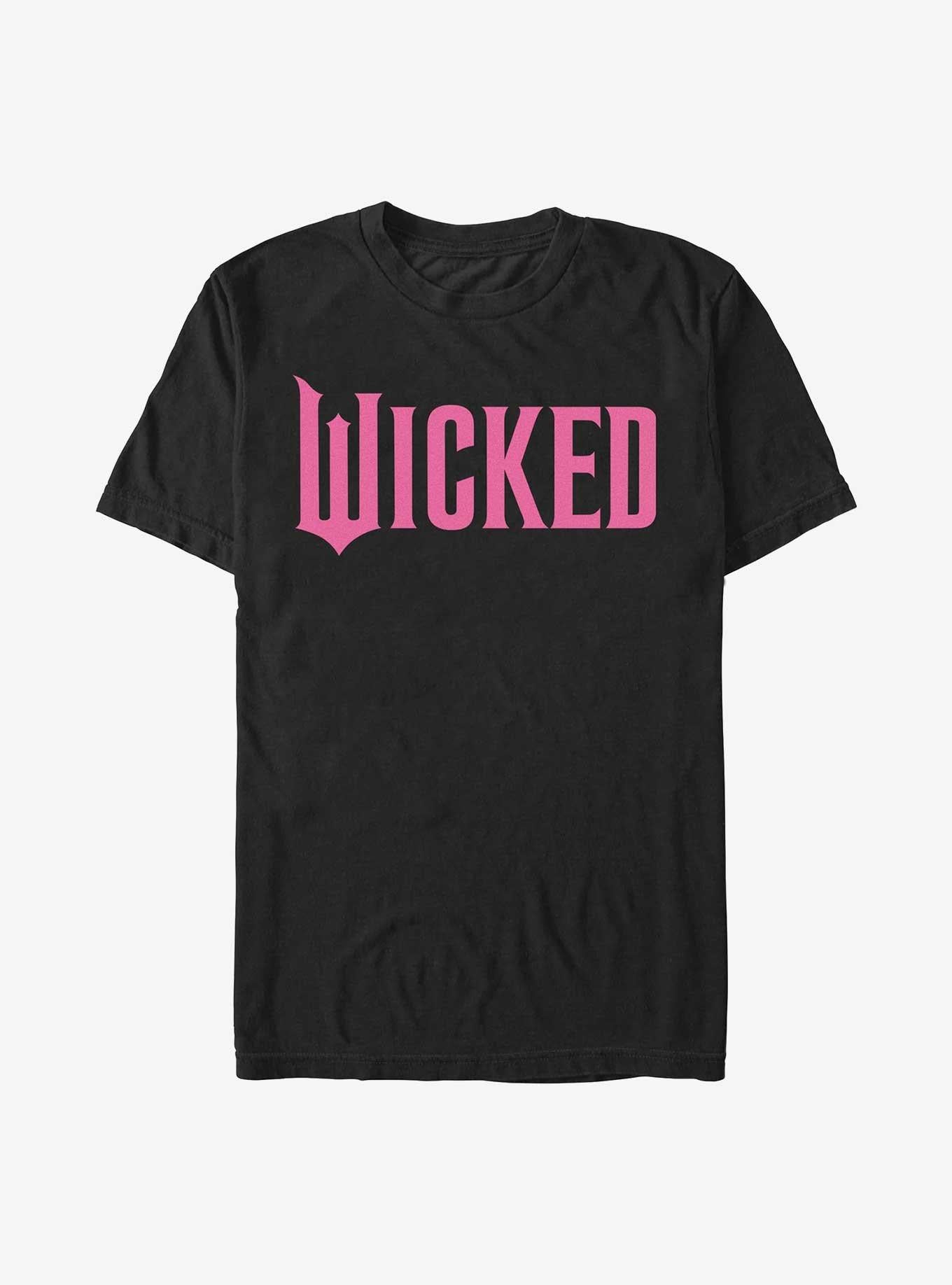 Wicked Simply Wicked Pink Logo Big Tall T-Shirt | Graphic T-Shirt for Unisex