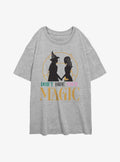 Wicked Elphaba Glinda Don't Hide Your Magic Girls Oversized T-Shirt | Graphic T-Shirt for Unisex