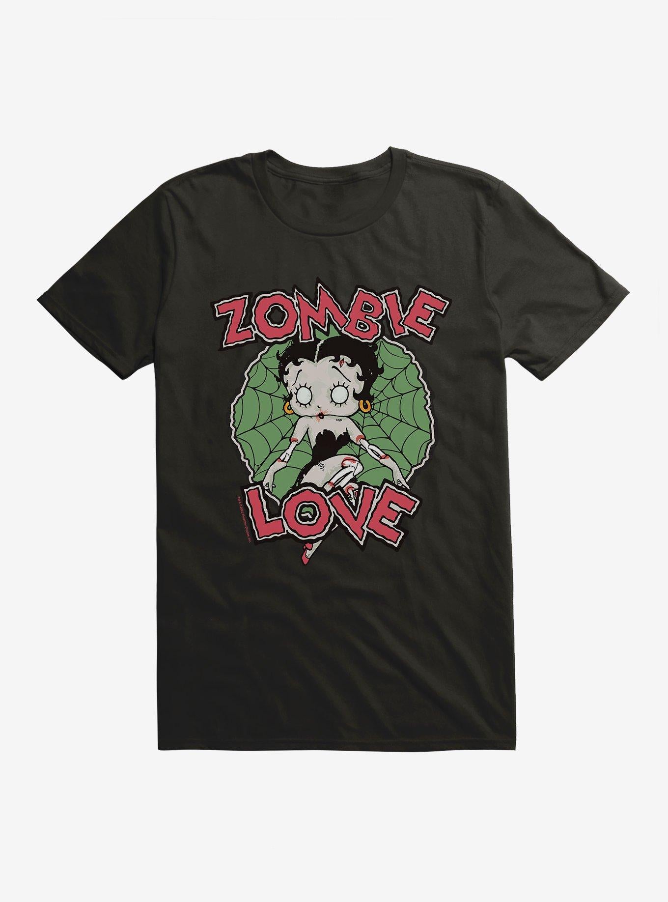 Betty Boop Zombie Love Shirt T Shirt Minimal Style
