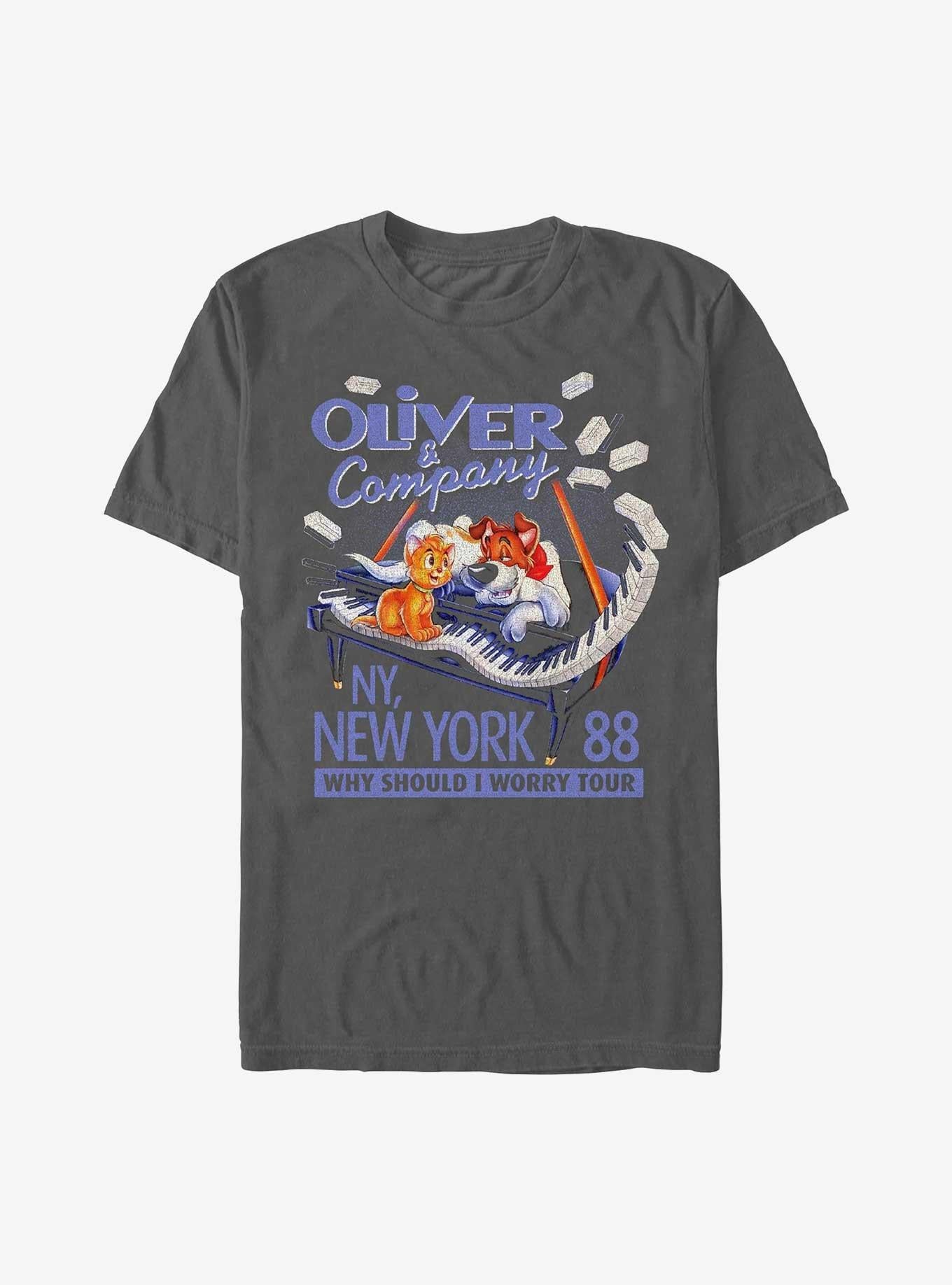 Disney Oliver Company New York Worry Tour Garment Dye T-Shirt | Premium Unisex T-Shirt, Trending Graphic Tee