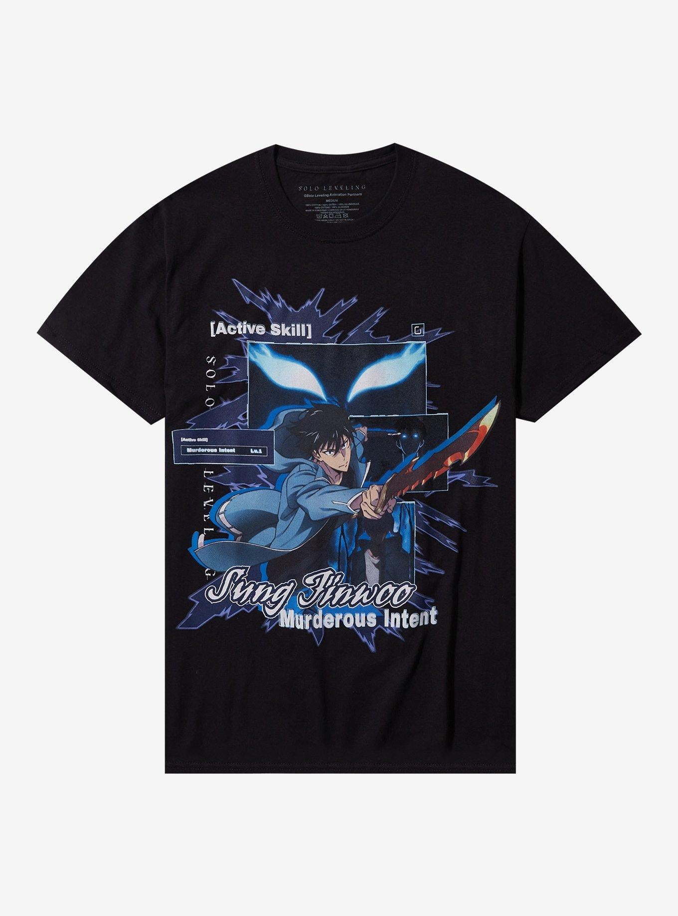 Solo Leveling Jinwoo Murderous T-Shirt | Premium Unisex T-Shirt, Trending Graphic Tee
