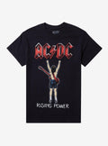 AC DC Rising Power Boyfriend Fit Girls T-Shirt | Premium Unisex T-Shirt, Trending Graphic Tee
