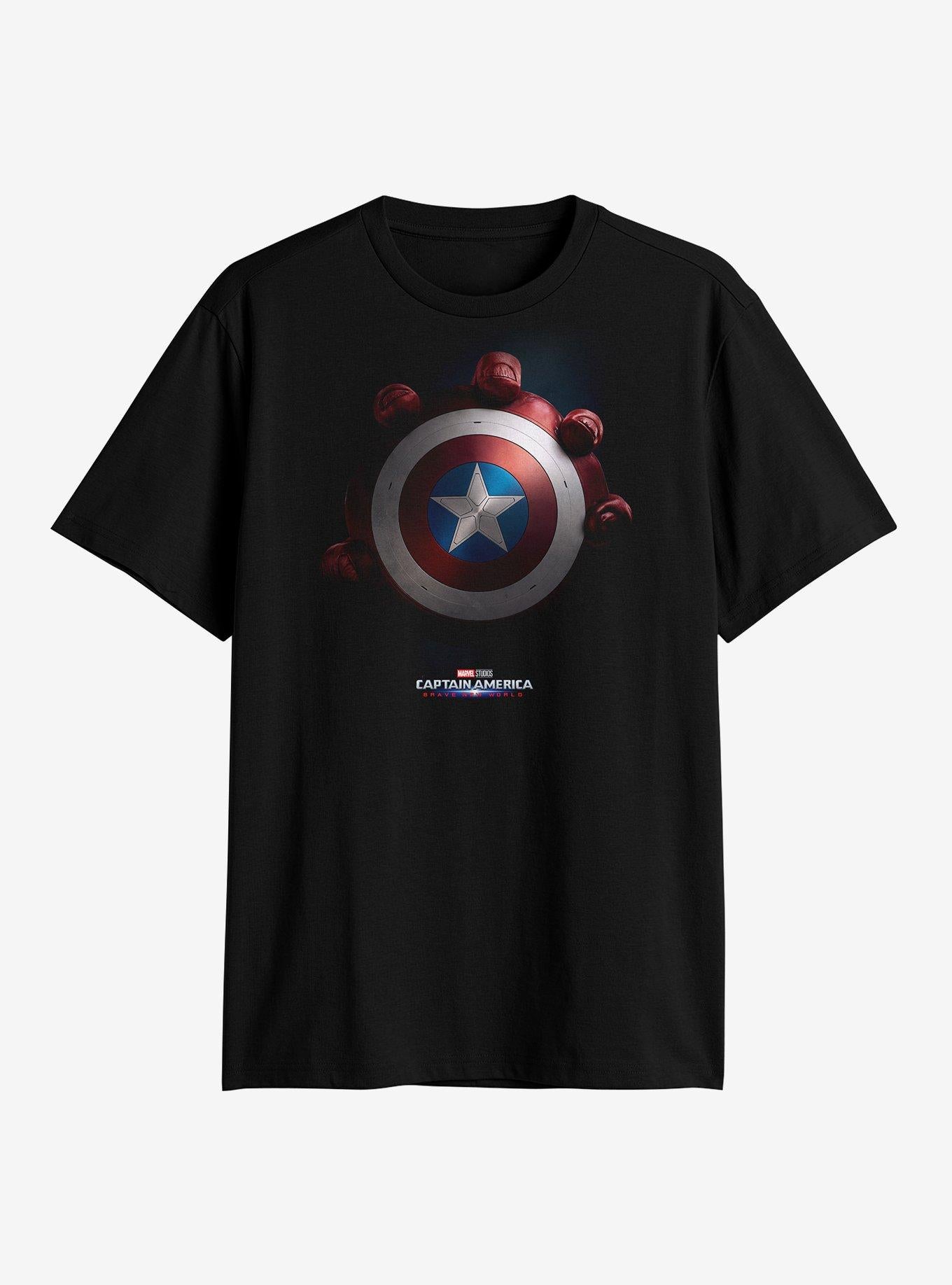 Marvel Captain America Brave New World Red Hulk Shield T-Shirt | Premium Unisex T-Shirt, Trending Graphic Tee