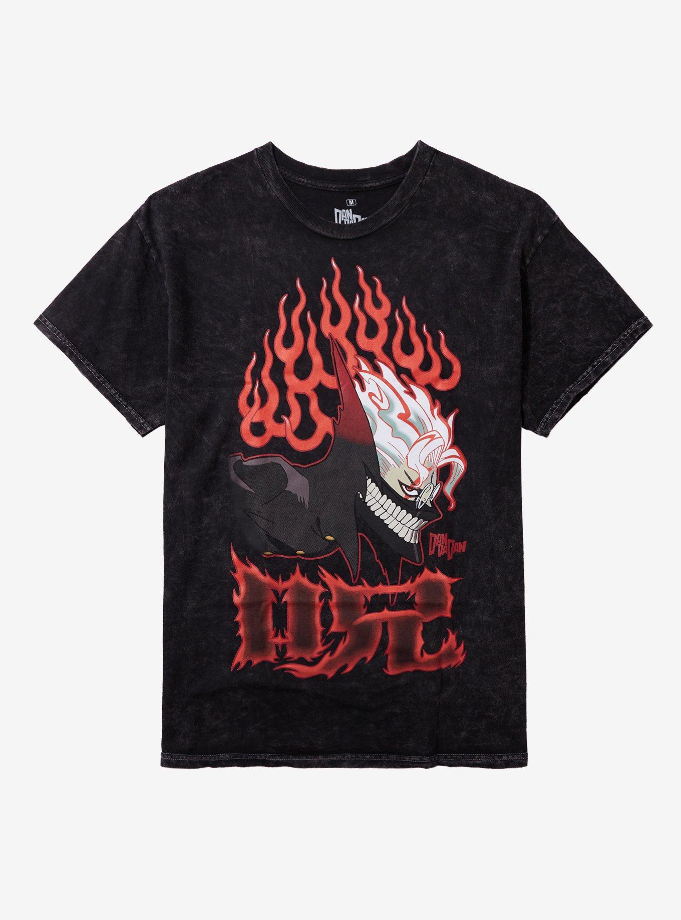 Dandadan Okarun Flame Dark Wash T-Shirt