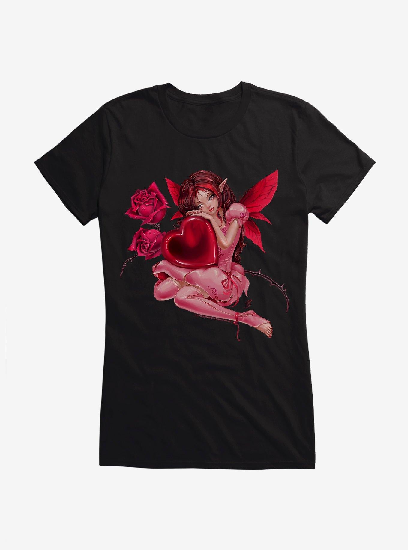 Fairies By Trick Love Fairy Girls Shirt T Shirt Cozy Fit