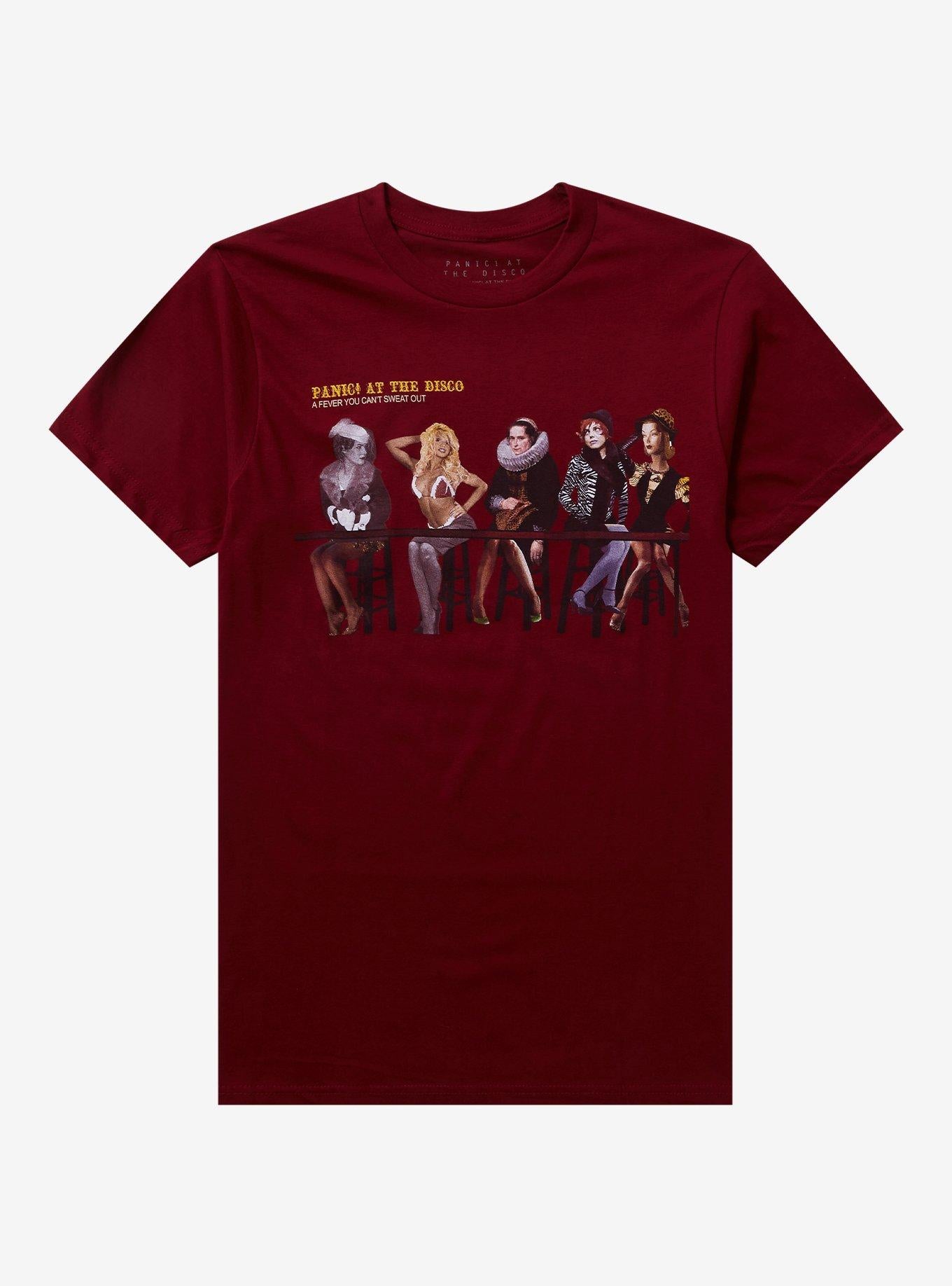 Panic At The Disco Fever Can't Sweat Out Boyfriend Fit Girls T-Shirt | Premium Unisex T-Shirt, Trending Graphic Tee