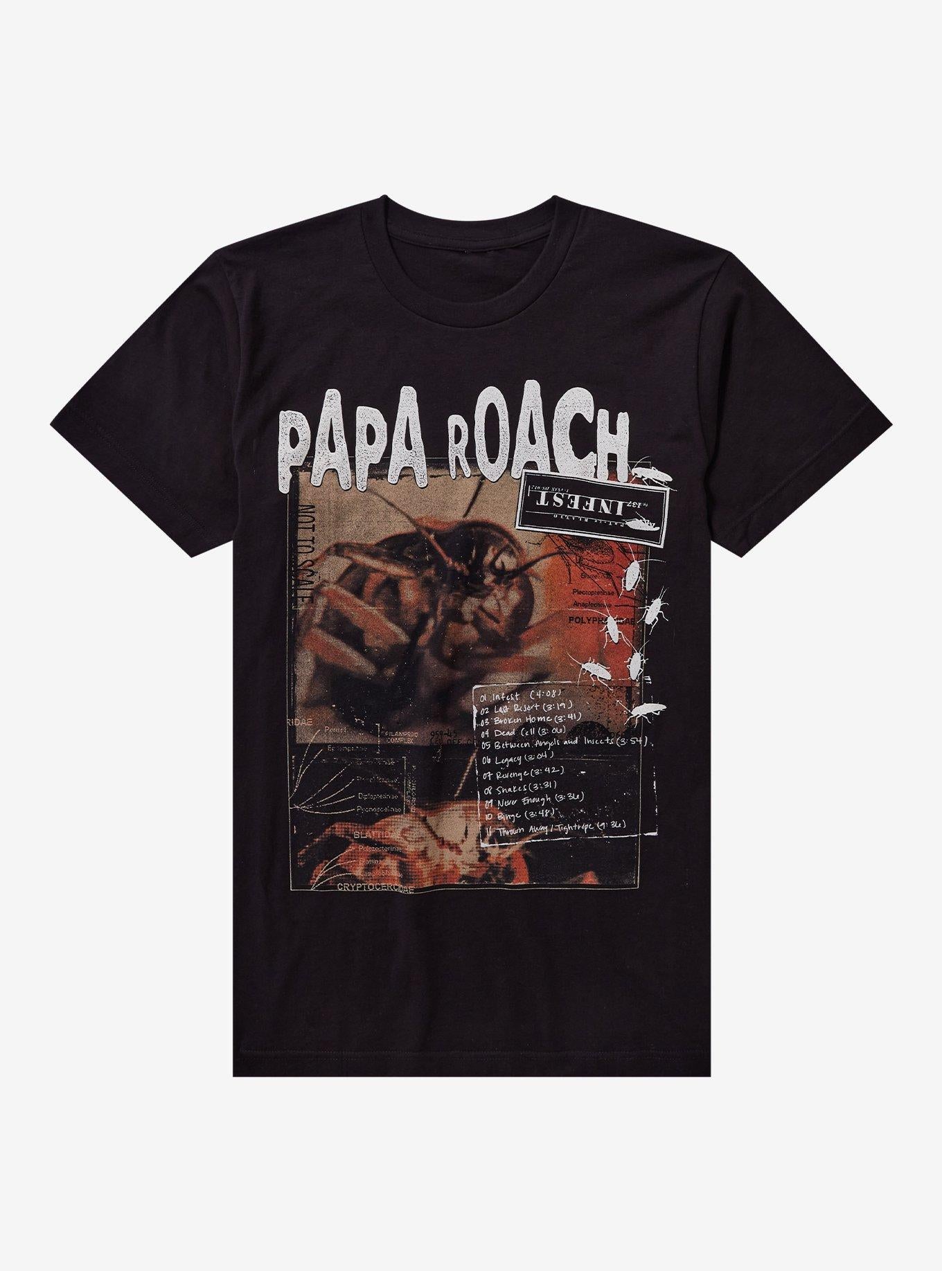 Papa Roach Infest Tracklist T-Shirt | Premium Unisex T-Shirt, Trending Graphic Tee